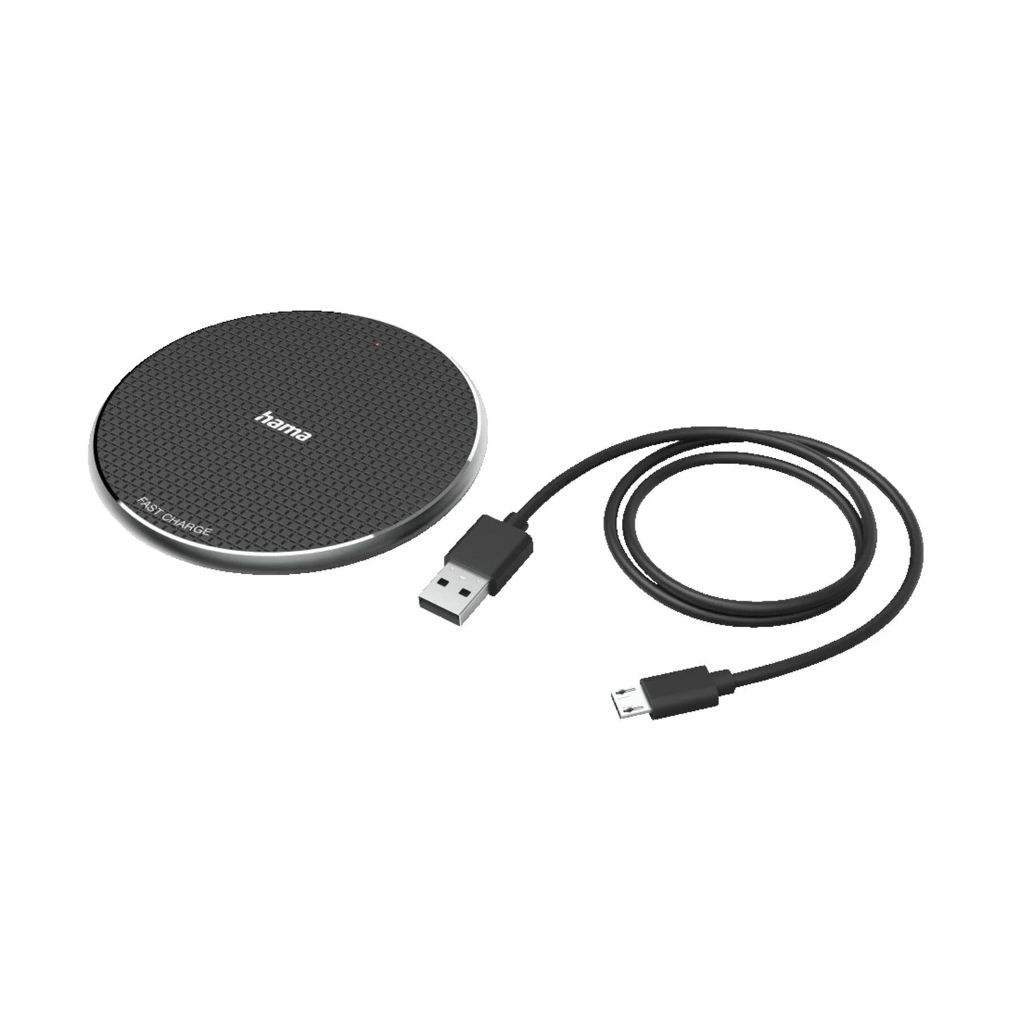 HAMA Wireless Charger QI-FC10 Ladegerät Universal 10 Watt, Schwarz