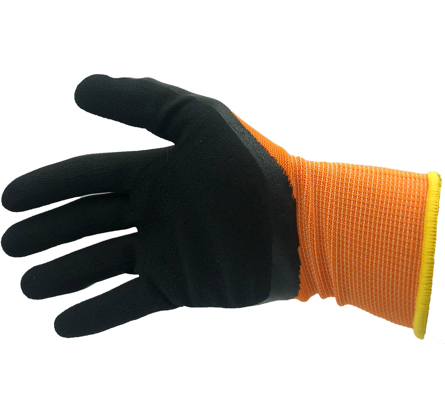 PROCERA Arbeitshandschuhe X-Fomer mit Latex-Beschichtung, Orange/Schwarz