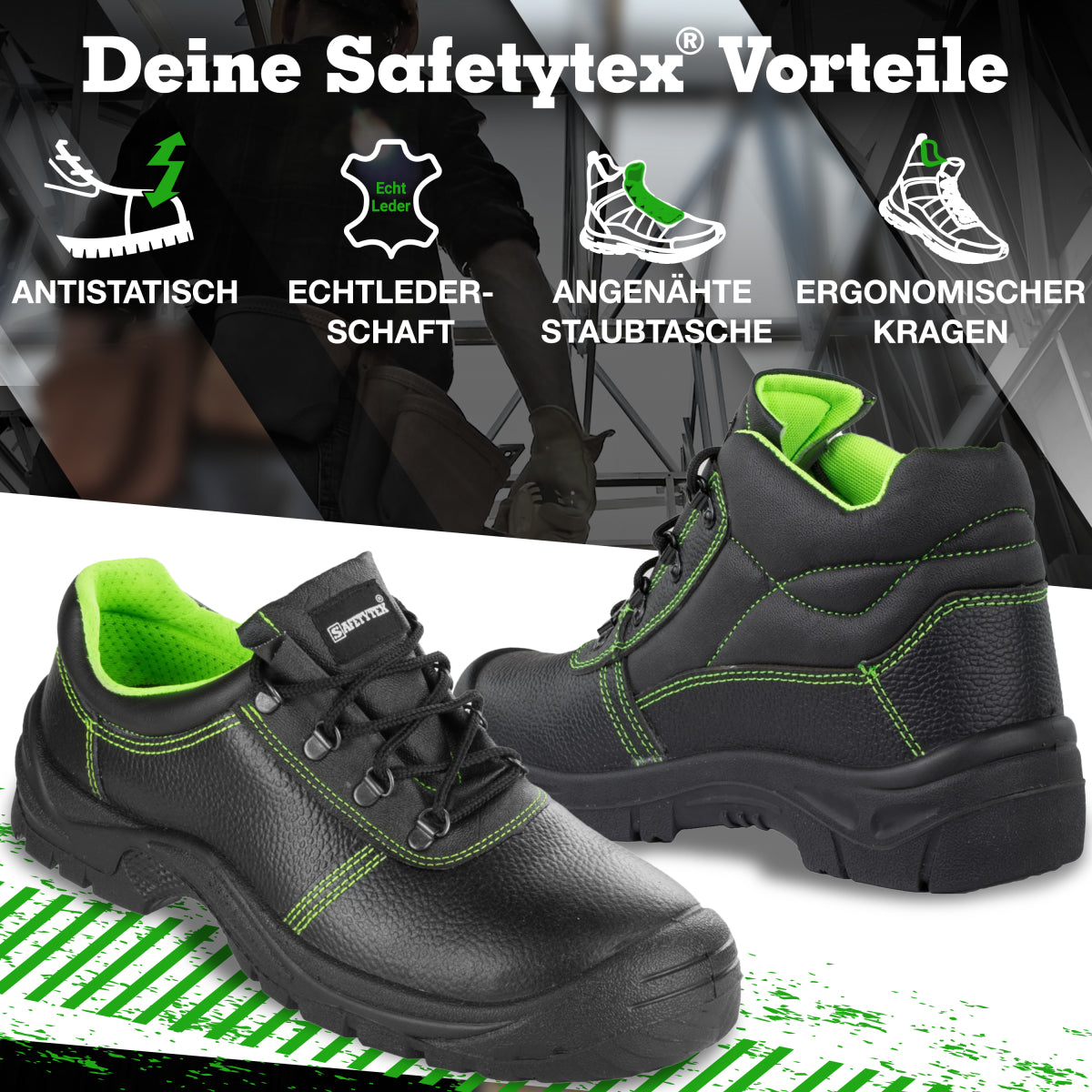 Halbschuhe S3 - Safetytex®