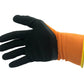 PROCERA Arbeitshandschuhe X-Fomer mit Latex-Beschichtung, Orange/Schwarz